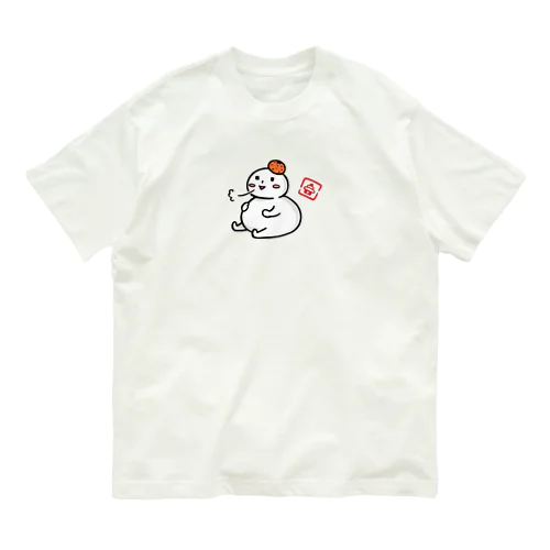 かがみもち オーガニックコットンTシャツ