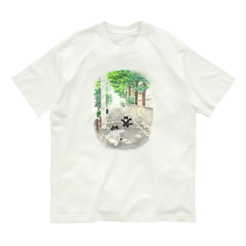 熊吉＆一美　日陰 オーガニックコットンTシャツ