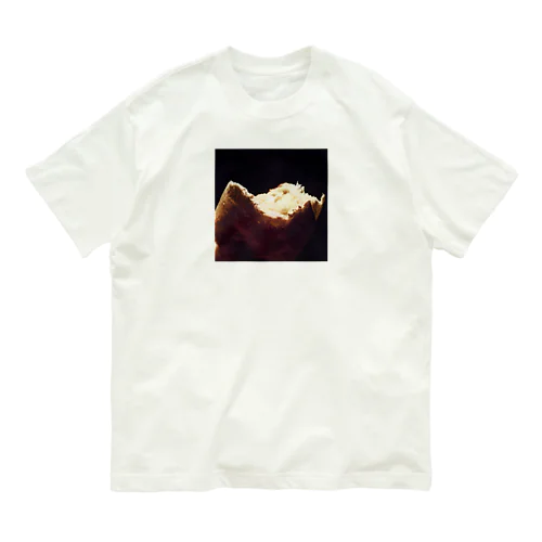 パンのちぎれ Organic Cotton T-Shirt