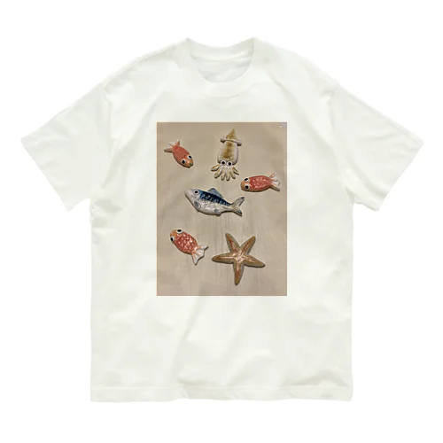 お魚天国🐟 オーガニックコットンTシャツ