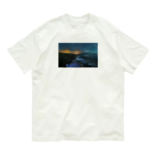 夜と海と光 オーガニックコットンTシャツ