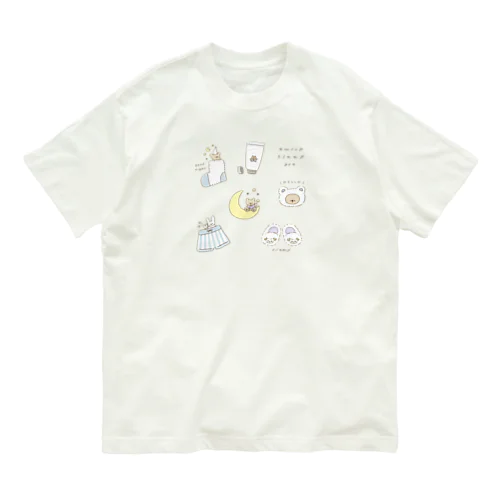 goodnight bear オーガニックコットンTシャツ