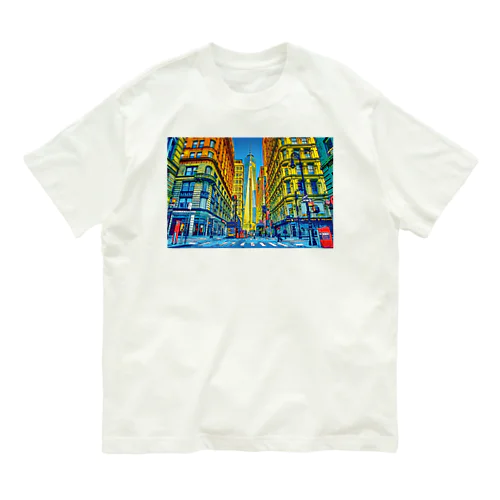 ニューヨーク フルトンストリートの朝 Organic Cotton T-Shirt