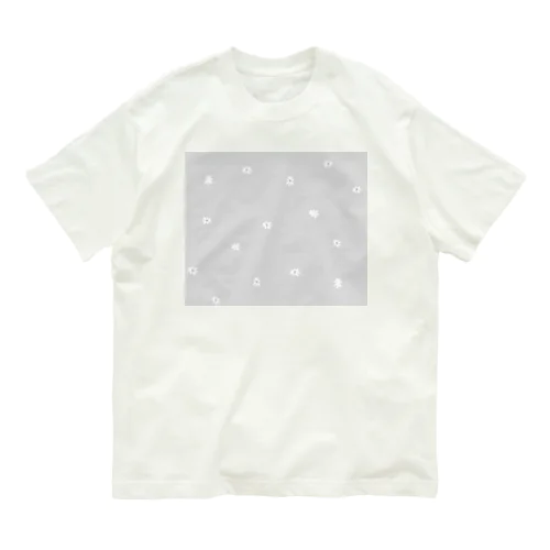 grayPastel × babygray オーガニックコットンTシャツ