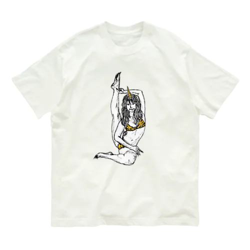 虎皮ビキニ👙鬼娘 Organic Cotton T-Shirt