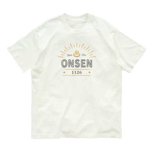 ONSEN オーガニックコットンTシャツ