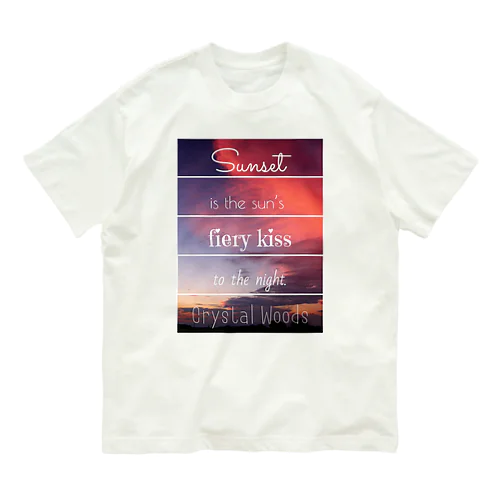 fiery kiss オーガニックコットンTシャツ