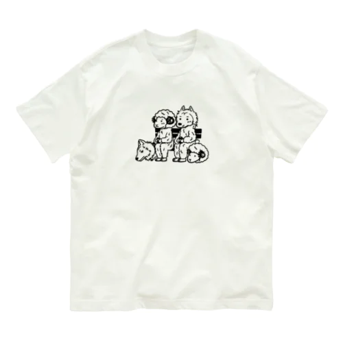 着ぐるみバイト（黒） Organic Cotton T-Shirt