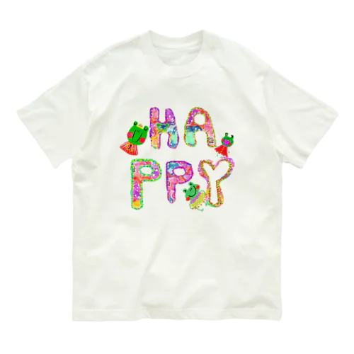 オリジナルのカエルちゃん♡♡🐸 オーガニックコットンTシャツ