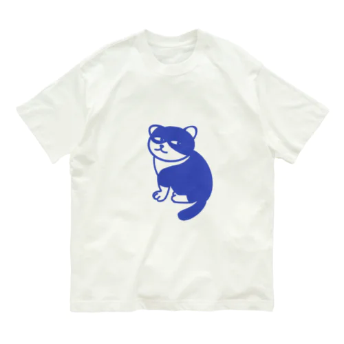 見返り猫 オーガニックコットンTシャツ