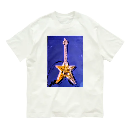 アンディ・星ギター・ウォーホール オーガニックコットンTシャツ