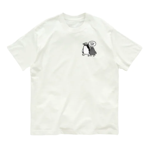メガディプテス属のペンギン オーガニックコットンTシャツ