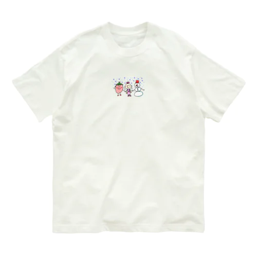 ぴんぴん〜冬ver〜 オーガニックコットンTシャツ