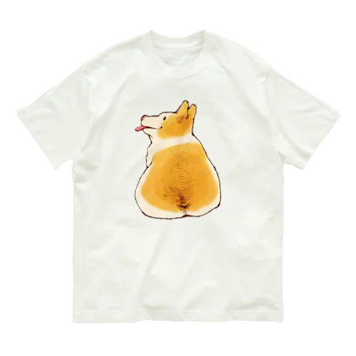 餅犬きな粉 Organic Cotton T-Shirt