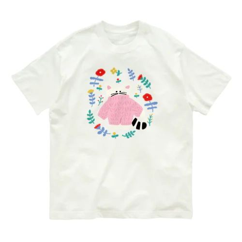 flower cat Organic Cotton T-Shirt