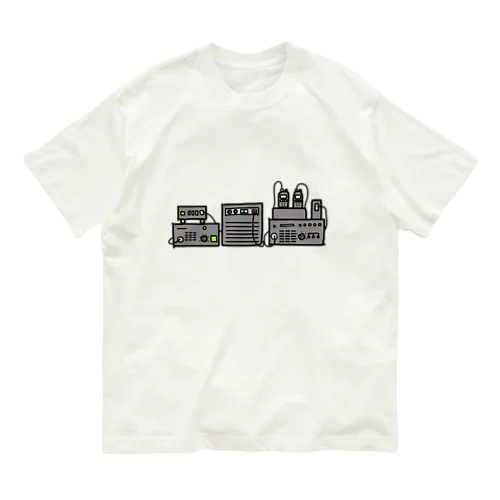 機械 オーガニックコットンTシャツ