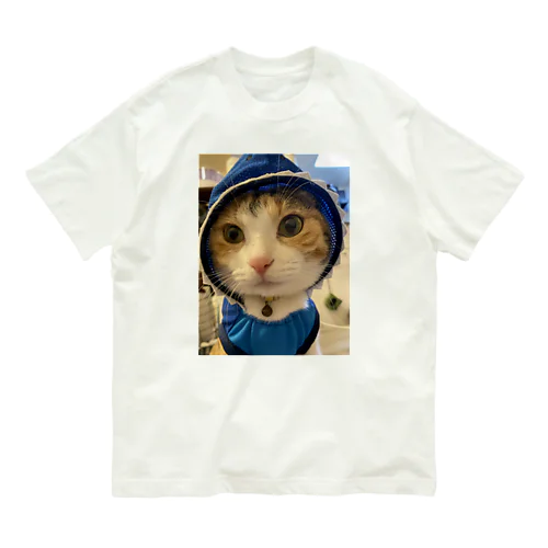 保護猫まくらちゃんコス！ Organic Cotton T-Shirt