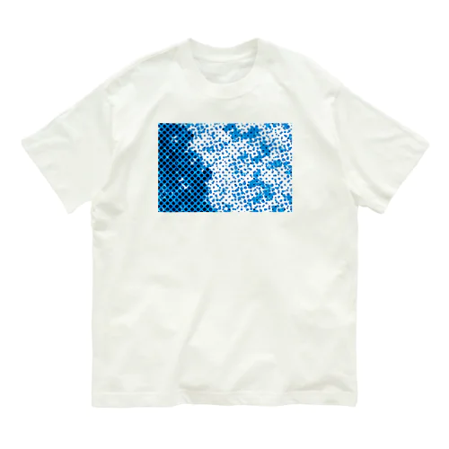 青ドット Organic Cotton T-Shirt