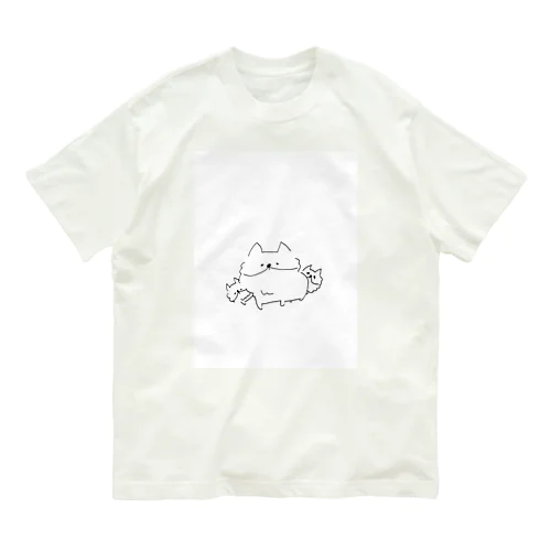 三兄弟コーギー オーガニックコットンTシャツ