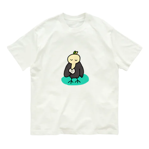 味わって食べる派 オーガニックコットンTシャツ