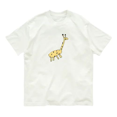 アホそうなゆるきりん Organic Cotton T-Shirt