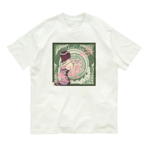 That's life🌸 オーガニックコットンTシャツ