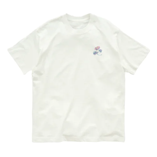 8dot lotus オーガニックコットンTシャツ