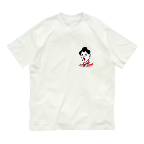 芸妓(○梅)モザイク オーガニックコットンTシャツ