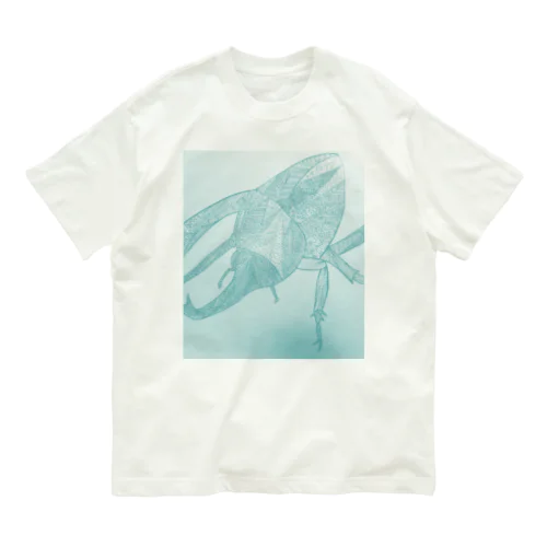 グラントシロカブトな模様　 Organic Cotton T-Shirt