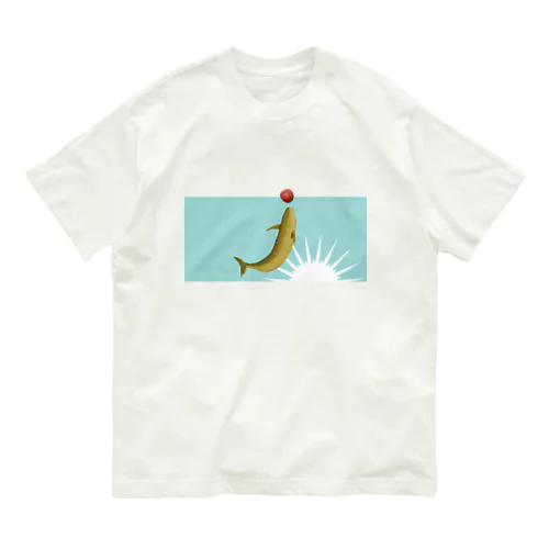 バナナごんどうくじら オーガニックコットンTシャツ