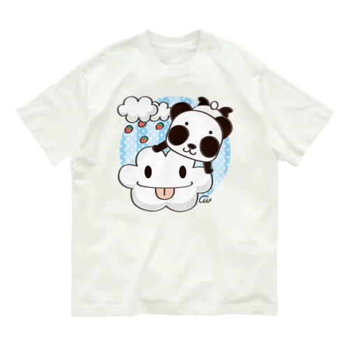 ズレちゃんとくもちゃん Organic Cotton T-Shirt