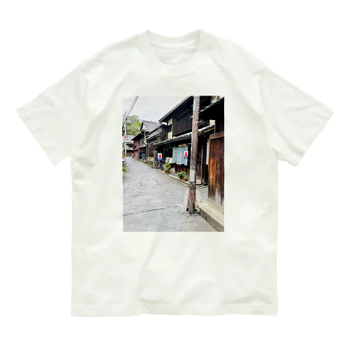 あの日もたれた電柱 Organic Cotton T-Shirt