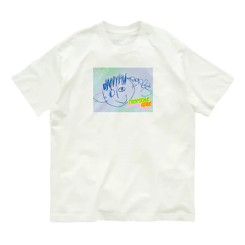 TROPICAL GIRL オーガニックコットンTシャツ