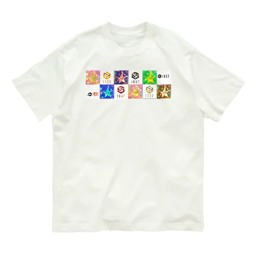 IOST【ロゴ+如月スター】 オーガニックコットンTシャツ