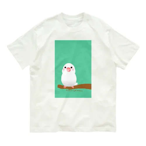 ポチャ白文鳥ちゃん Organic Cotton T-Shirt