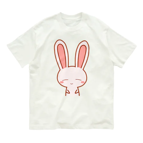 ゆるい和み兎（なごみうさぎ） Organic Cotton T-Shirt