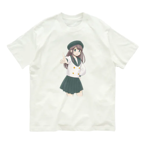 「めっ」する女の子 オーガニックコットンTシャツ