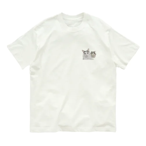 兄弟ねこ Organic Cotton T-Shirt