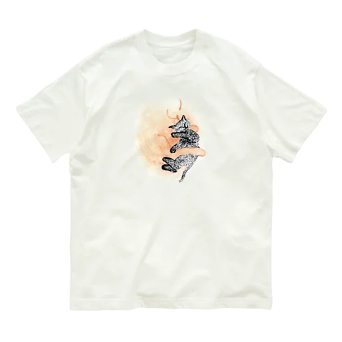 〈愛〉猫の母子 オーガニックコットンTシャツ