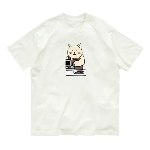 レジねこ オーガニックコットンTシャツ