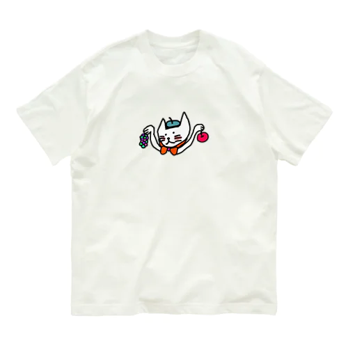 Neconeko フルーツ  Organic Cotton T-Shirt