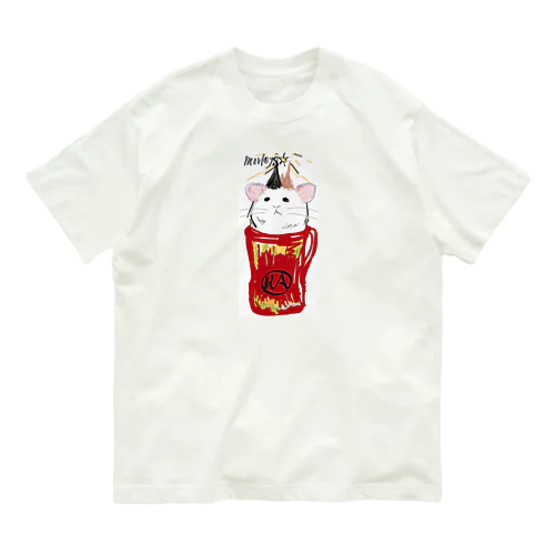 RAオリジナルイラスト「morleys」モルモットウズラシュ Organic Cotton T-Shirt