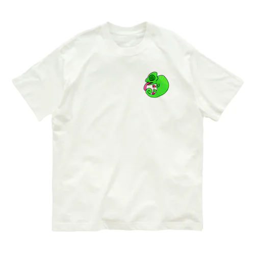 まるかわカメレオン Organic Cotton T-Shirt