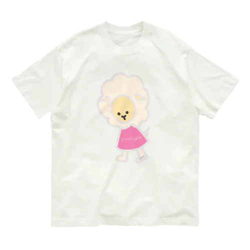 ヒツジサン(ponchozoo) オーガニックコットンTシャツ