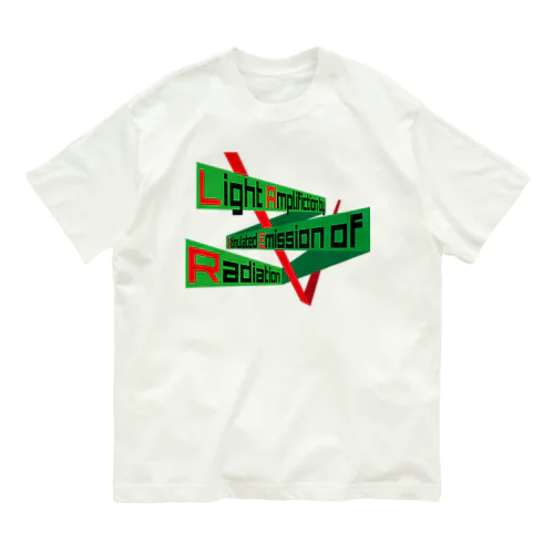 Laser オーガニックコットンTシャツ