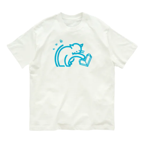 日本式双晶つんつんネコちゃーん Organic Cotton T-Shirt