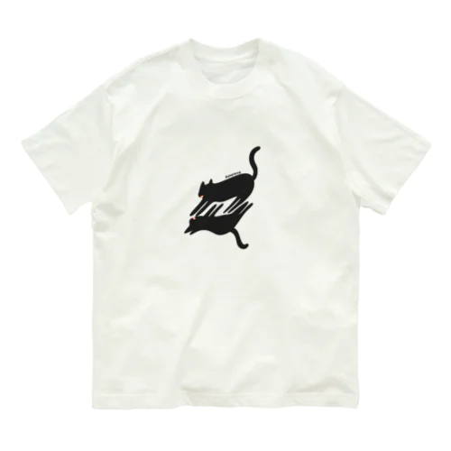 KURONEKO 黒猫トルネード Organic Cotton T-Shirt