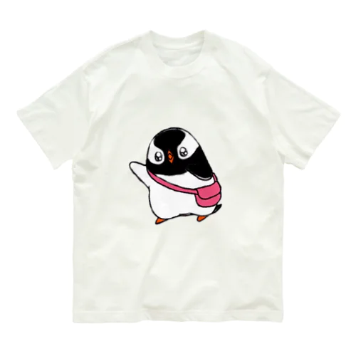 ジェンツーペンギンのプピゴン オーガニックコットンTシャツ