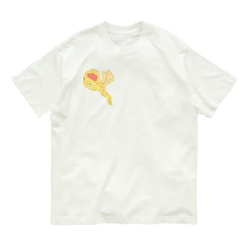 うちゅうじんぐみ てむくるり オーガニックコットンTシャツ