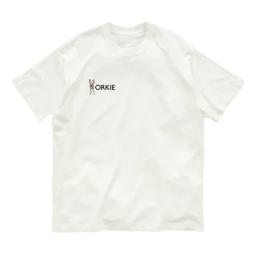 ヨーキー【わんデザイン 3月】 Organic Cotton T-Shirt